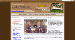Desktop Screenshot of cedar-stuff.com